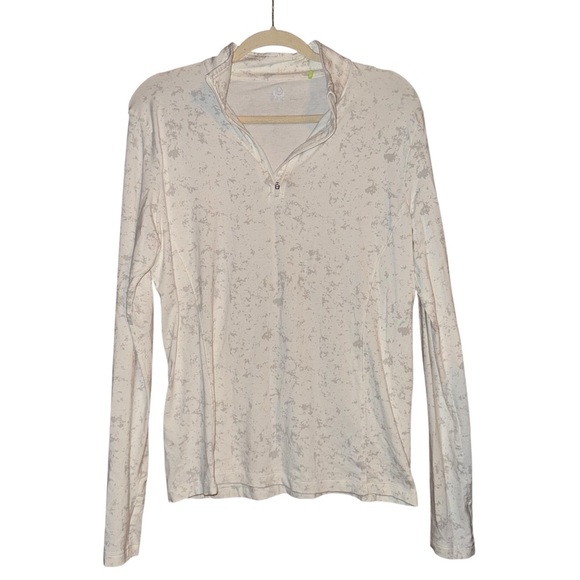 TASC Performance Recess 1/4 Zip Top Shirt Organic Cotton Outdoors Size Large - Picture 2 of 12